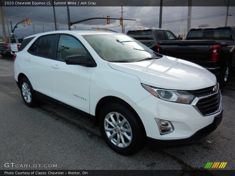 Summit White / Ash Gray 2020 Chevrolet Equinox LS