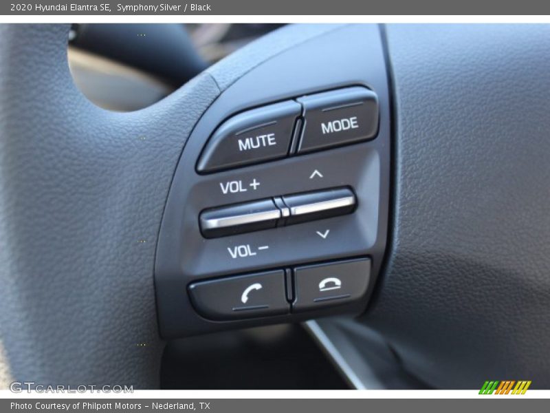 Symphony Silver / Black 2020 Hyundai Elantra SE