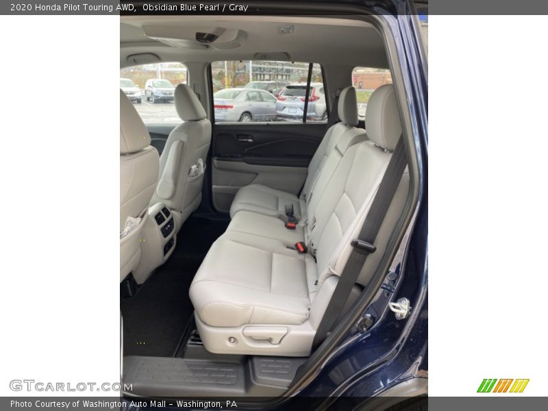 Obsidian Blue Pearl / Gray 2020 Honda Pilot Touring AWD