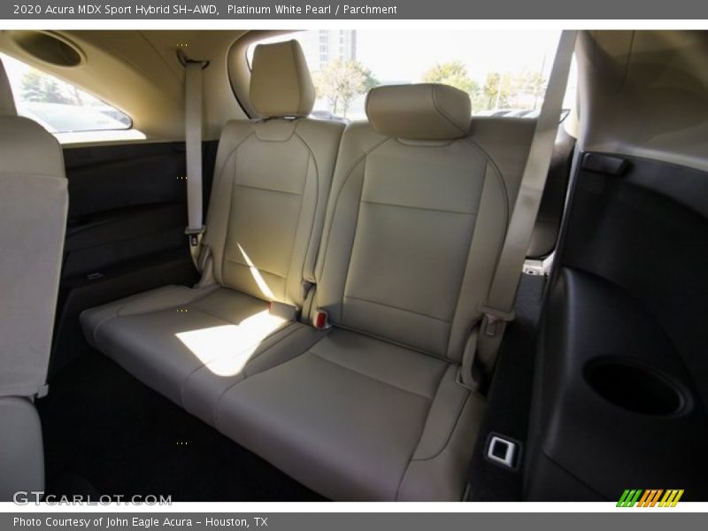 Platinum White Pearl / Parchment 2020 Acura MDX Sport Hybrid SH-AWD