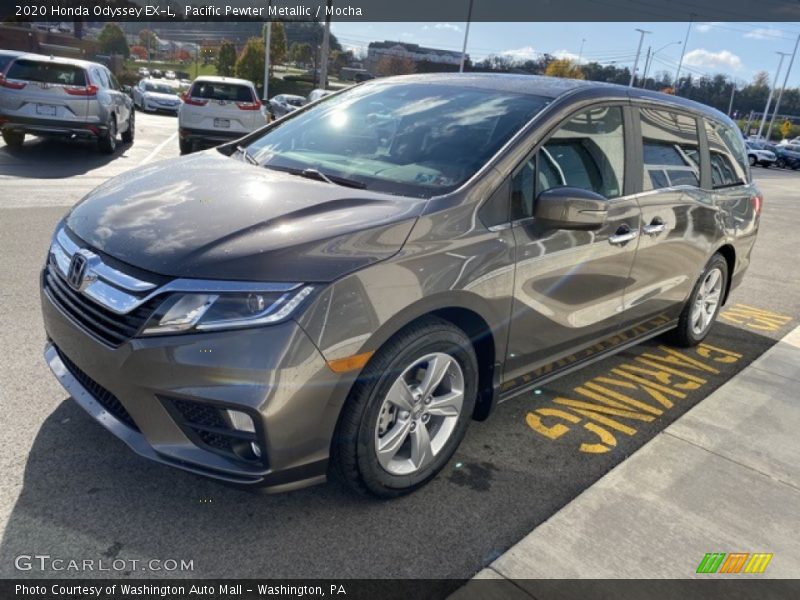 Pacific Pewter Metallic / Mocha 2020 Honda Odyssey EX-L