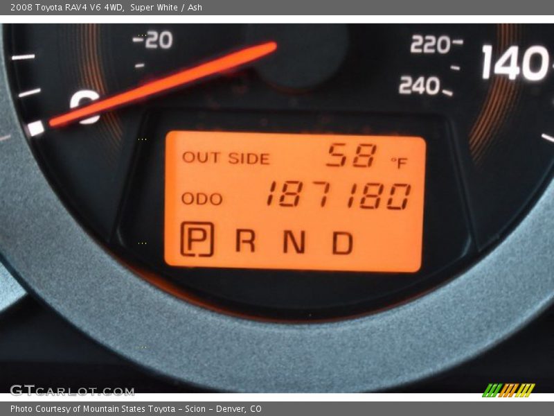 Super White / Ash 2008 Toyota RAV4 V6 4WD