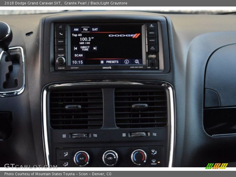 Granite Pearl / Black/Light Graystone 2018 Dodge Grand Caravan SXT