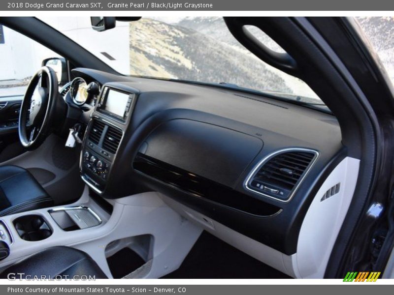 Granite Pearl / Black/Light Graystone 2018 Dodge Grand Caravan SXT
