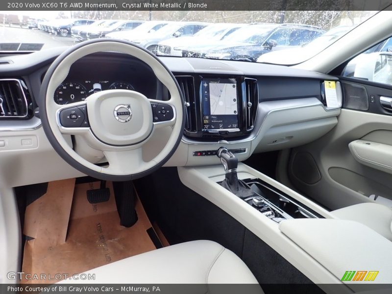  2020 XC60 T6 AWD Momentum Blonde Interior