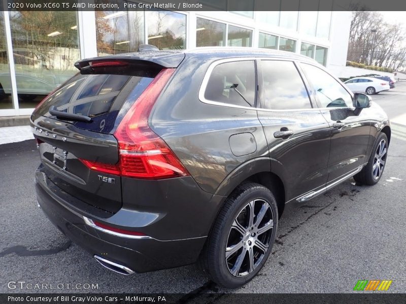 Pine Grey Metallic / Blonde 2020 Volvo XC60 T5 AWD Inscription
