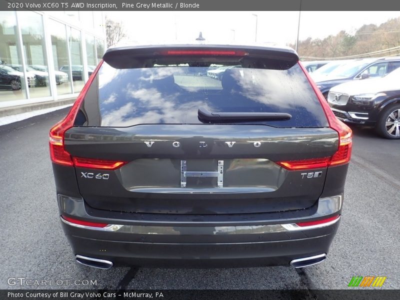 Pine Grey Metallic / Blonde 2020 Volvo XC60 T5 AWD Inscription