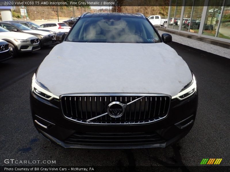 Pine Grey Metallic / Blonde 2020 Volvo XC60 T5 AWD Inscription