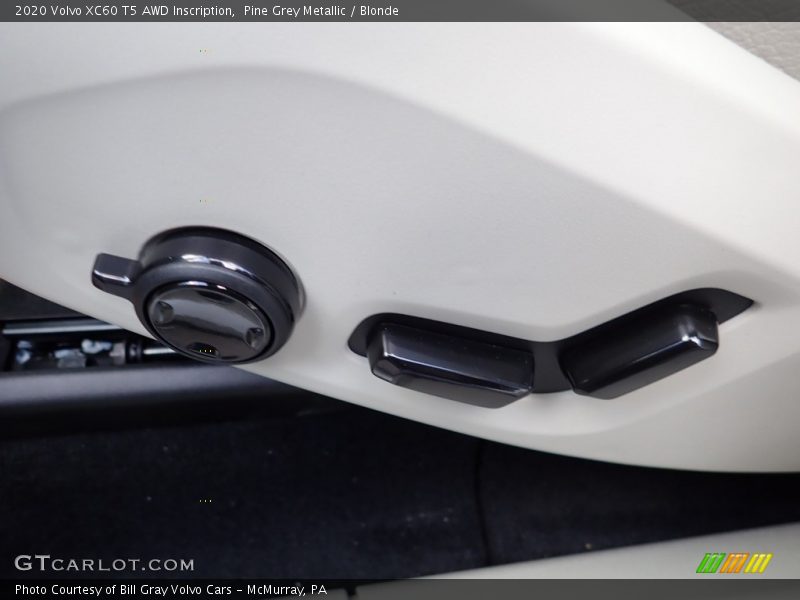 Pine Grey Metallic / Blonde 2020 Volvo XC60 T5 AWD Inscription