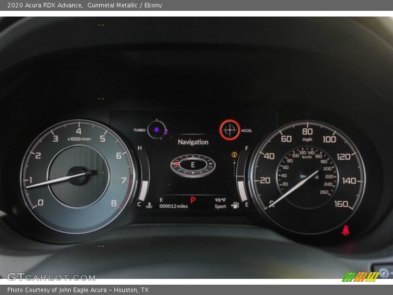 Gunmetal Metallic / Ebony 2020 Acura RDX Advance