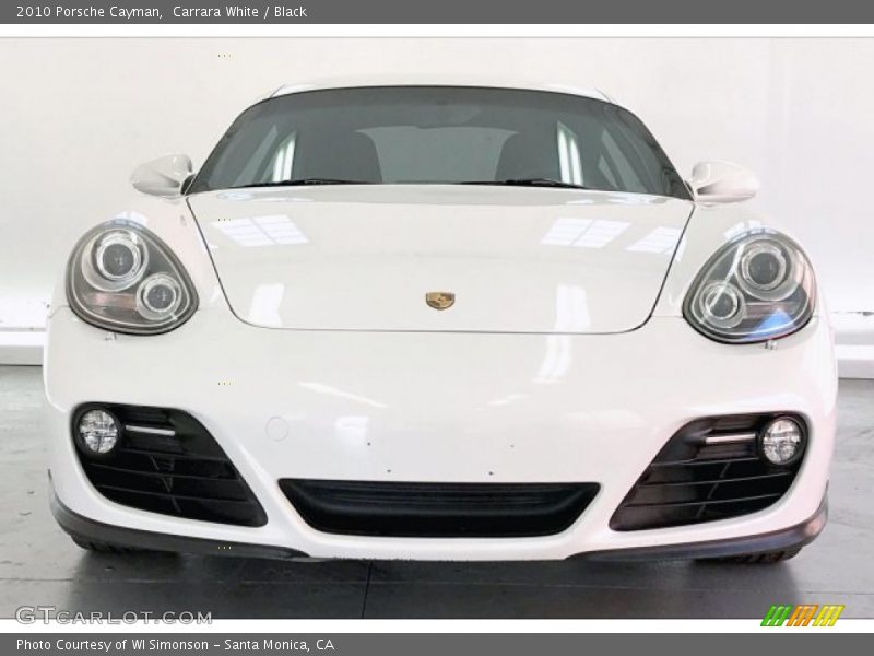 Carrara White / Black 2010 Porsche Cayman