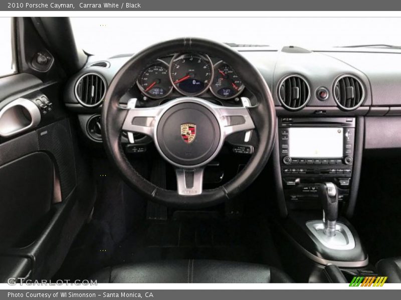 Carrara White / Black 2010 Porsche Cayman