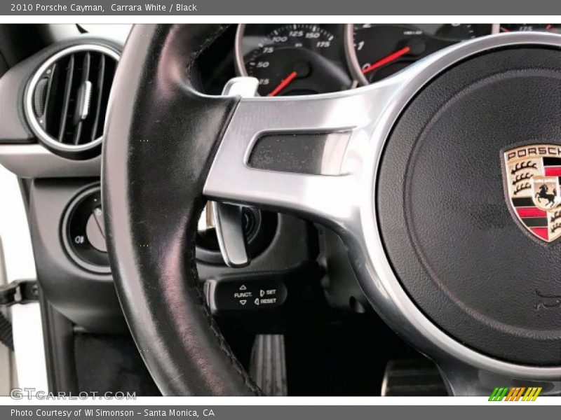 Carrara White / Black 2010 Porsche Cayman