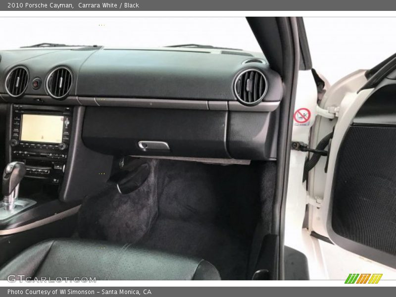 Carrara White / Black 2010 Porsche Cayman