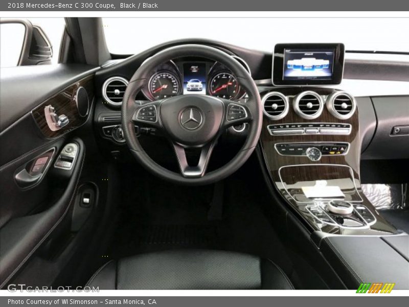 Black / Black 2018 Mercedes-Benz C 300 Coupe