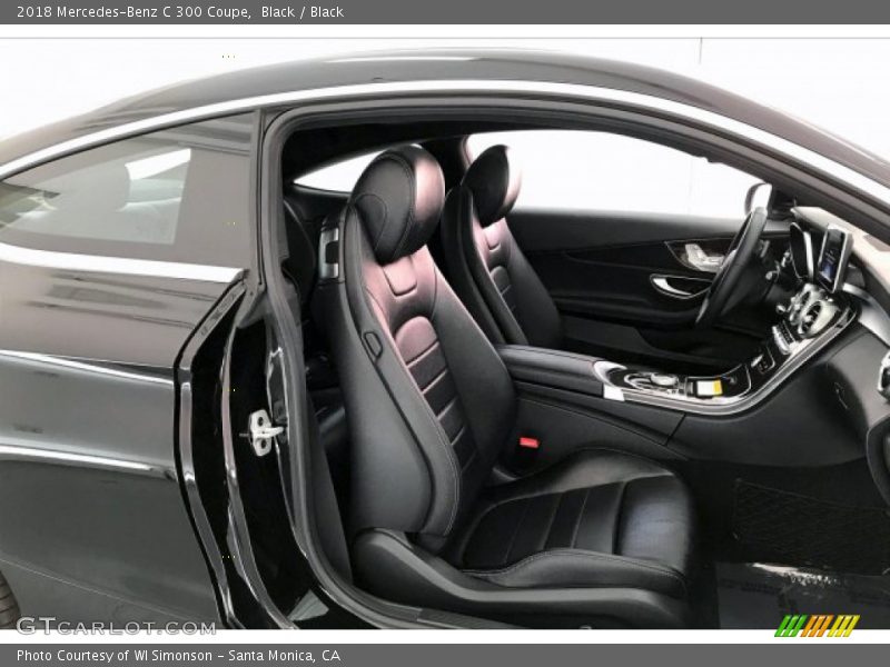 Black / Black 2018 Mercedes-Benz C 300 Coupe