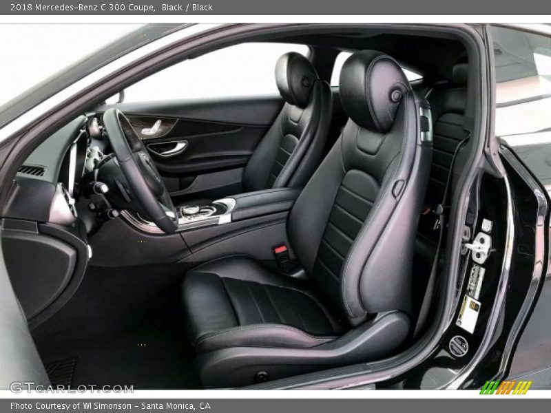 Black / Black 2018 Mercedes-Benz C 300 Coupe