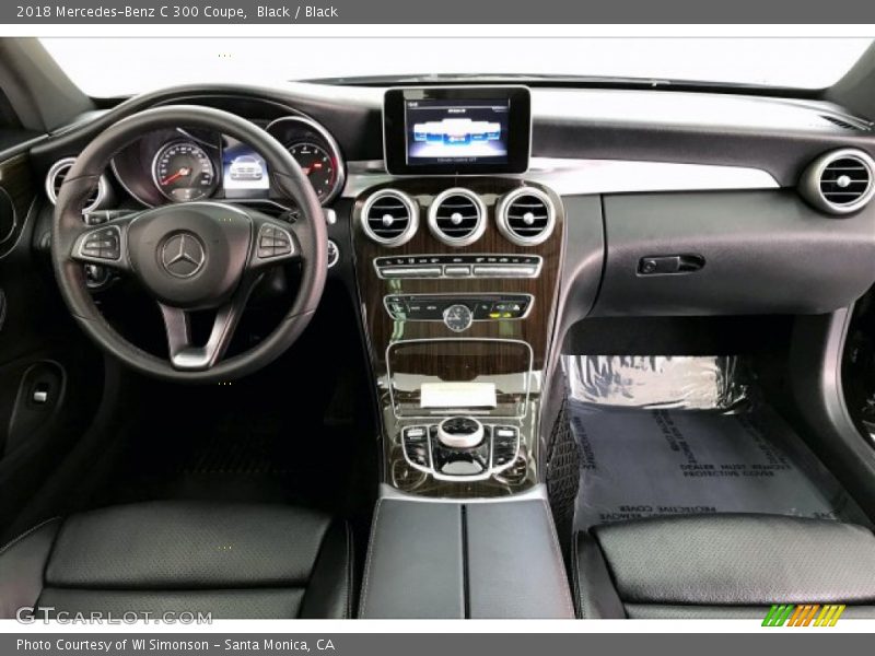 Black / Black 2018 Mercedes-Benz C 300 Coupe