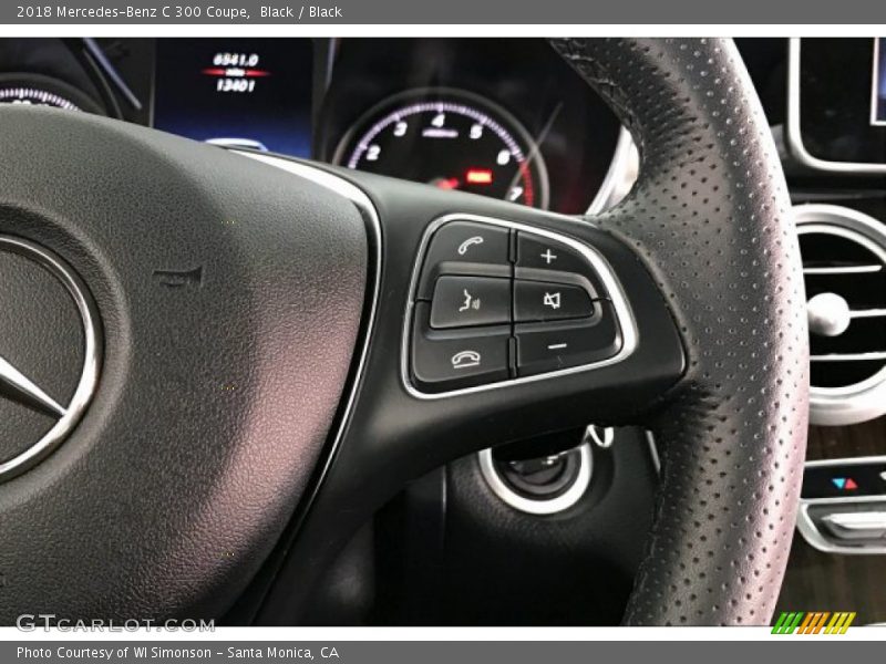 Black / Black 2018 Mercedes-Benz C 300 Coupe