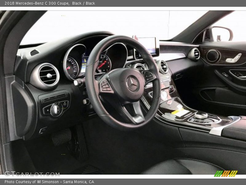 Black / Black 2018 Mercedes-Benz C 300 Coupe