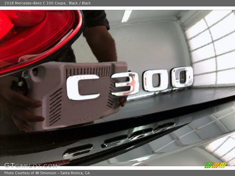 Black / Black 2018 Mercedes-Benz C 300 Coupe