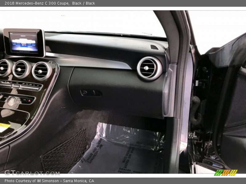 Black / Black 2018 Mercedes-Benz C 300 Coupe