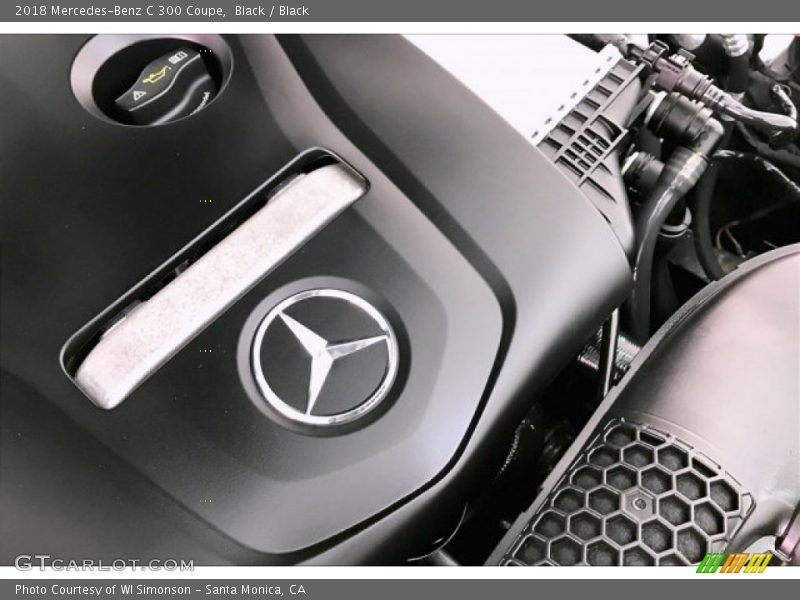Black / Black 2018 Mercedes-Benz C 300 Coupe