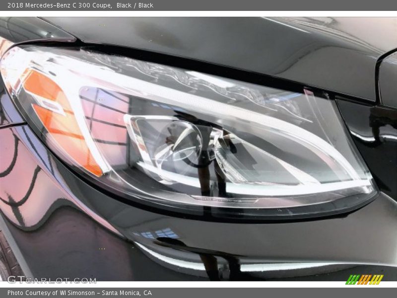 Black / Black 2018 Mercedes-Benz C 300 Coupe