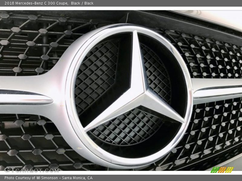 Black / Black 2018 Mercedes-Benz C 300 Coupe