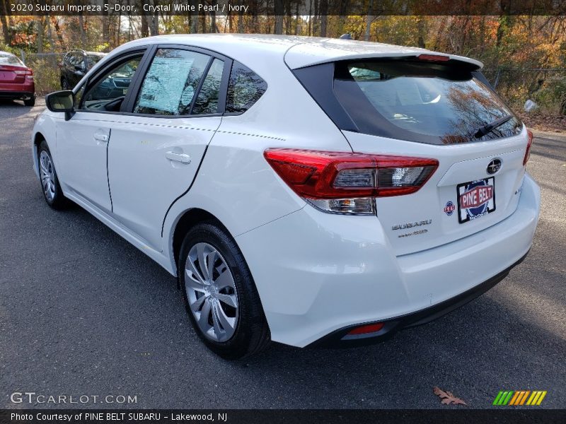 Crystal White Pearl / Ivory 2020 Subaru Impreza 5-Door