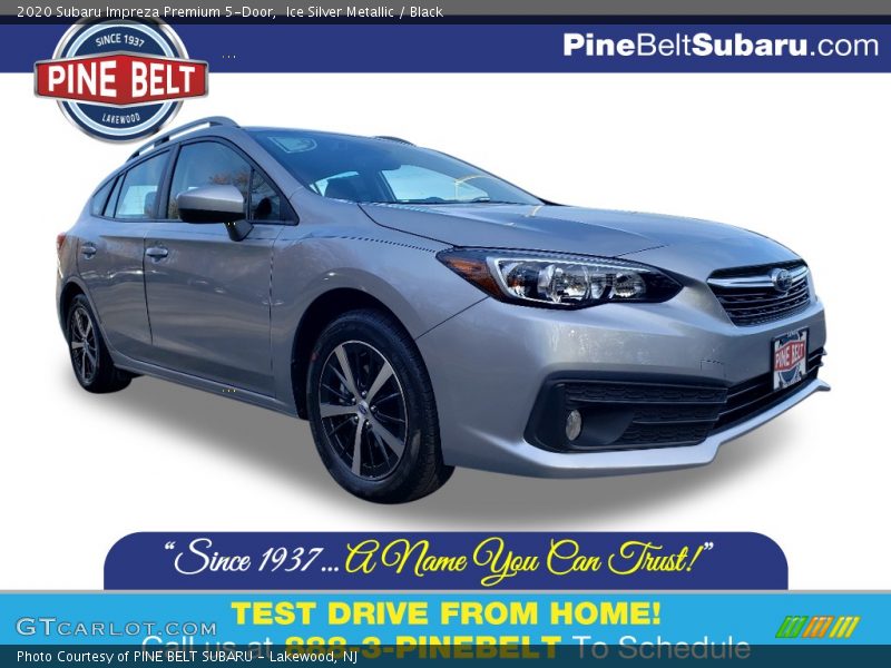 Ice Silver Metallic / Black 2020 Subaru Impreza Premium 5-Door