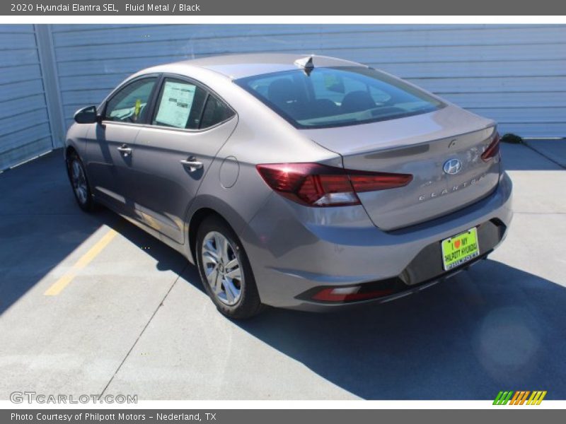 Fluid Metal / Black 2020 Hyundai Elantra SEL