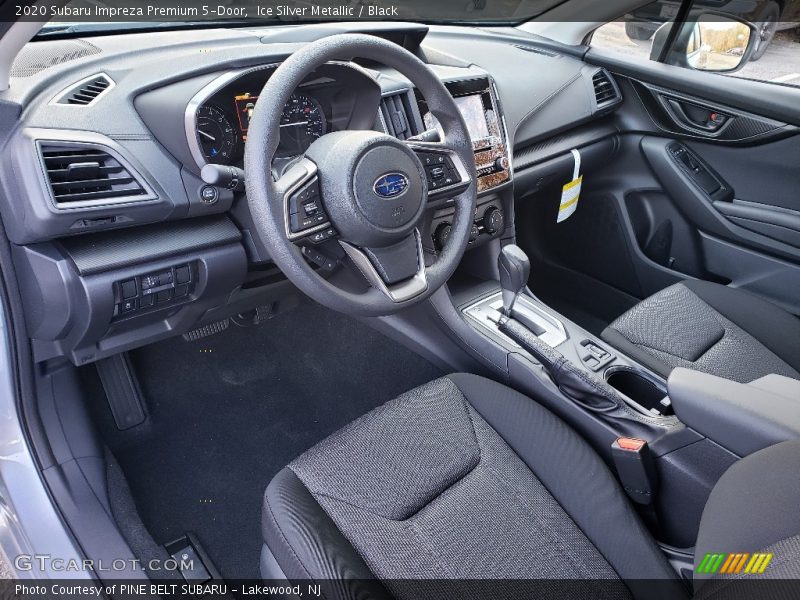  2020 Impreza Premium 5-Door Black Interior
