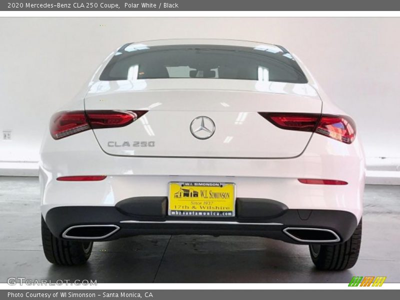 Polar White / Black 2020 Mercedes-Benz CLA 250 Coupe