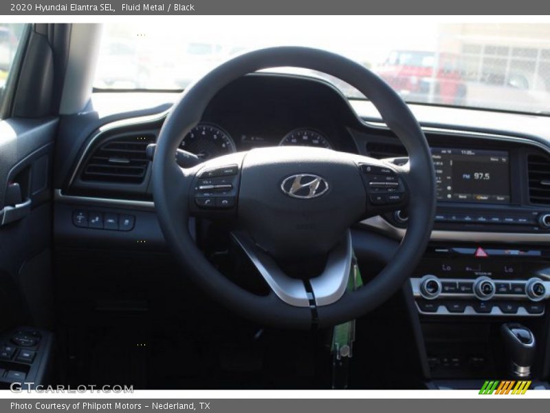 Fluid Metal / Black 2020 Hyundai Elantra SEL