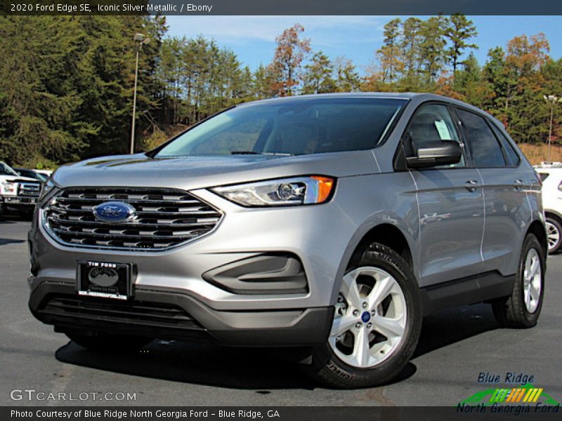 Iconic Silver Metallic / Ebony 2020 Ford Edge SE
