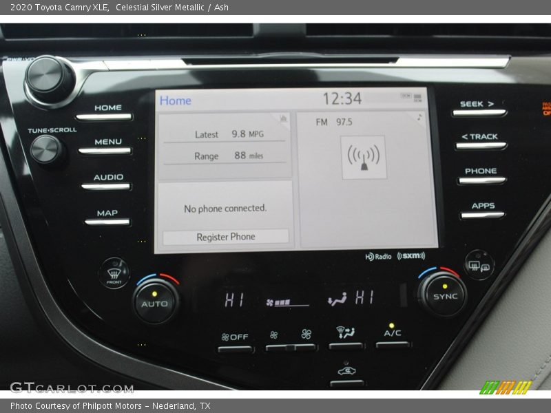 Celestial Silver Metallic / Ash 2020 Toyota Camry XLE