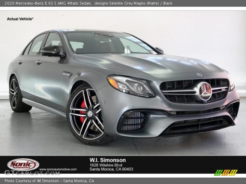 designo Selenite Grey Magno (Matte) / Black 2020 Mercedes-Benz E 63 S AMG 4Matic Sedan