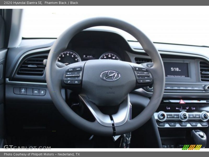 Phantom Black / Black 2020 Hyundai Elantra SE