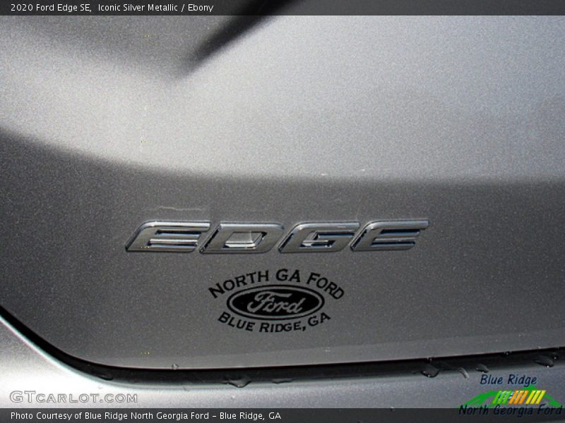 Iconic Silver Metallic / Ebony 2020 Ford Edge SE