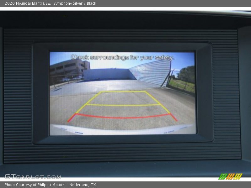 Symphony Silver / Black 2020 Hyundai Elantra SE