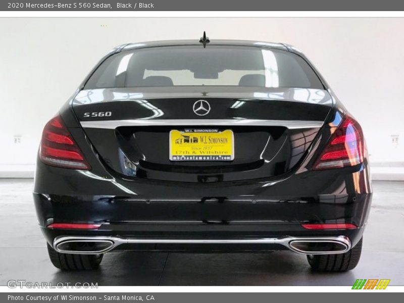 Black / Black 2020 Mercedes-Benz S 560 Sedan