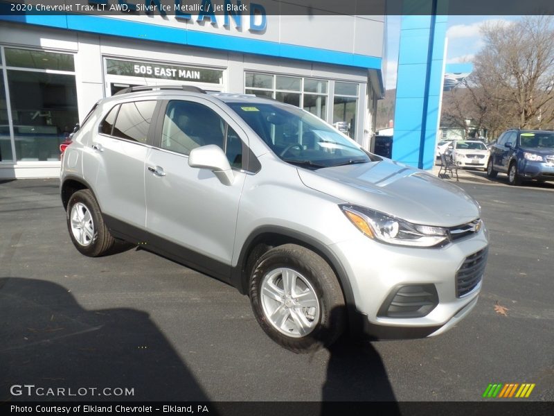 Silver Ice Metallic / Jet Black 2020 Chevrolet Trax LT AWD