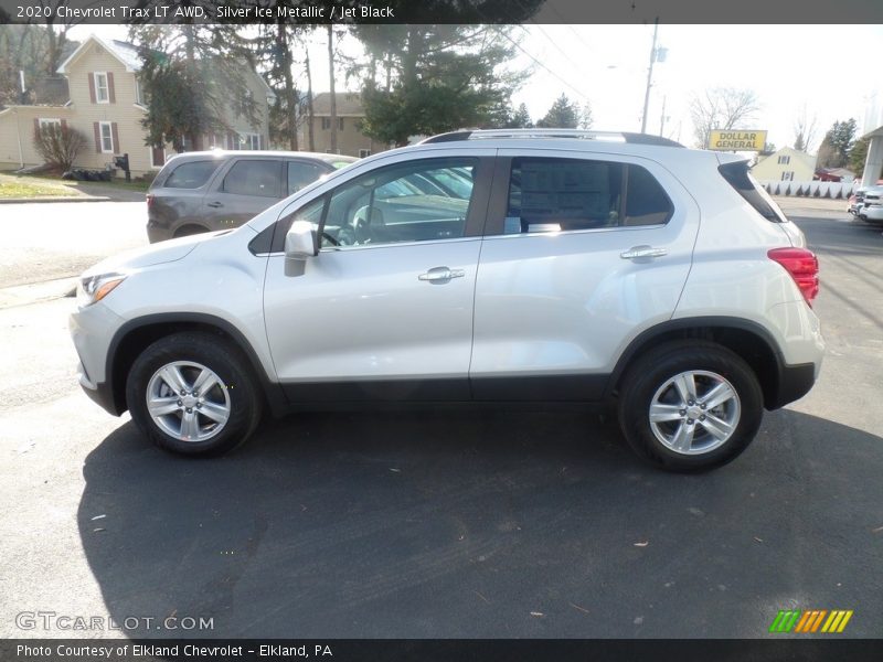 Silver Ice Metallic / Jet Black 2020 Chevrolet Trax LT AWD