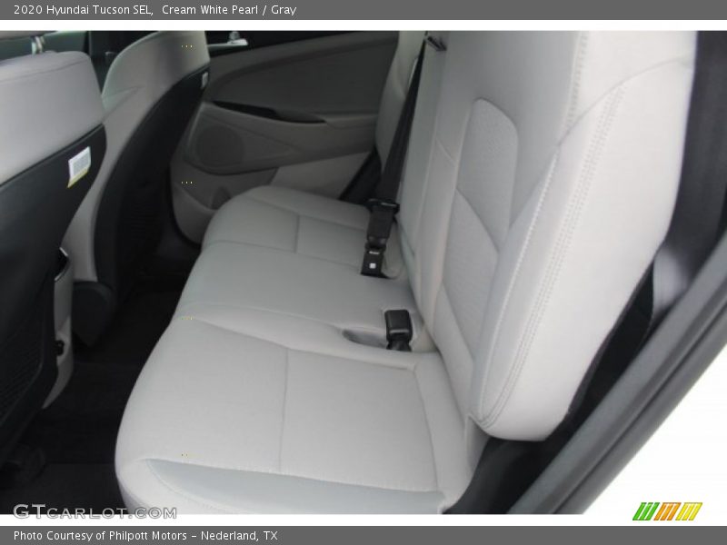 Cream White Pearl / Gray 2020 Hyundai Tucson SEL