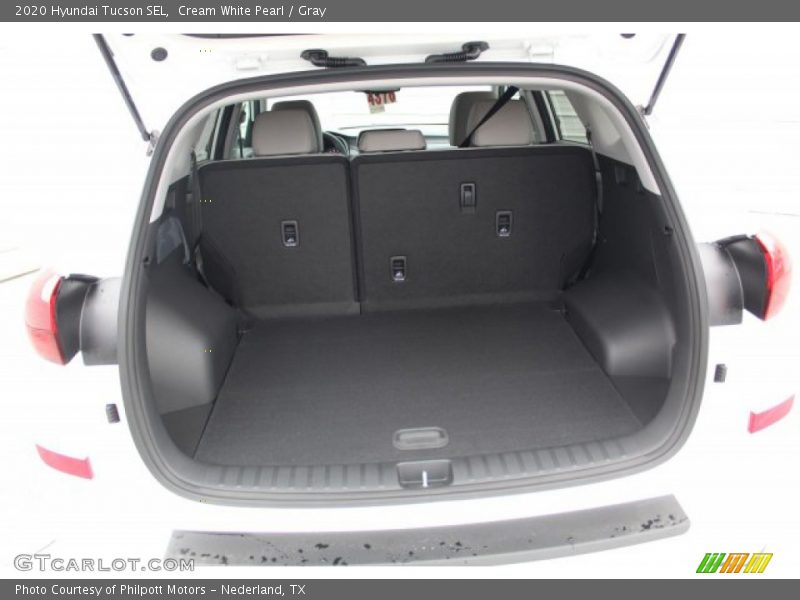 Cream White Pearl / Gray 2020 Hyundai Tucson SEL