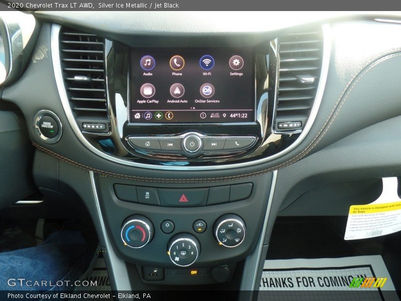 Silver Ice Metallic / Jet Black 2020 Chevrolet Trax LT AWD