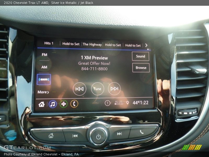 Silver Ice Metallic / Jet Black 2020 Chevrolet Trax LT AWD