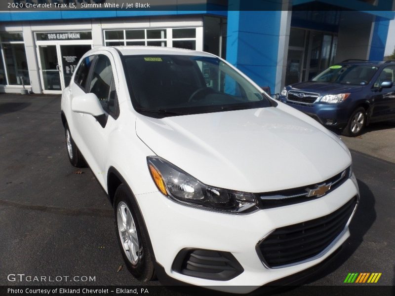 Summit White / Jet Black 2020 Chevrolet Trax LS