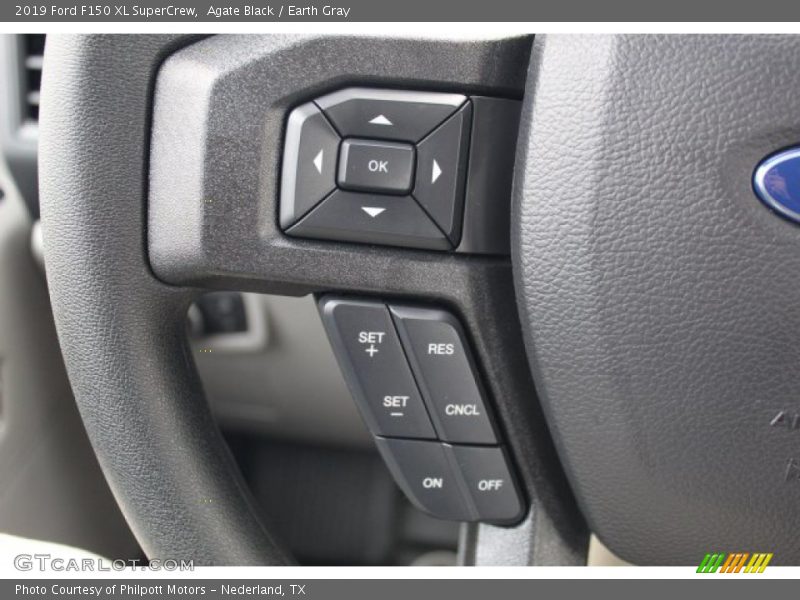 Agate Black / Earth Gray 2019 Ford F150 XL SuperCrew